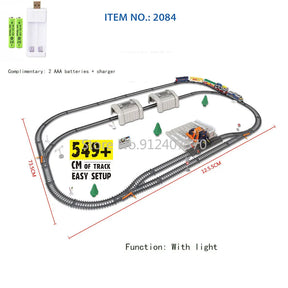 Trem Elétrico Alta Velocidade - Trilhos Harmony Rail para Montar DIY.