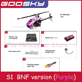 Goosky S1 – Helicóptero RC 3D de Alta Performance