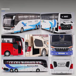 Ônibus de Luxo, Modelo Diecast (Metal) Escala: 1:50.