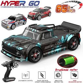 Hyper Go MJX - Polo / Hyper Go / Lancia / Citroën – Escala: 1/14 4WD • 65 km/h • Motor Brushless • Controle Remoto 2.4G.