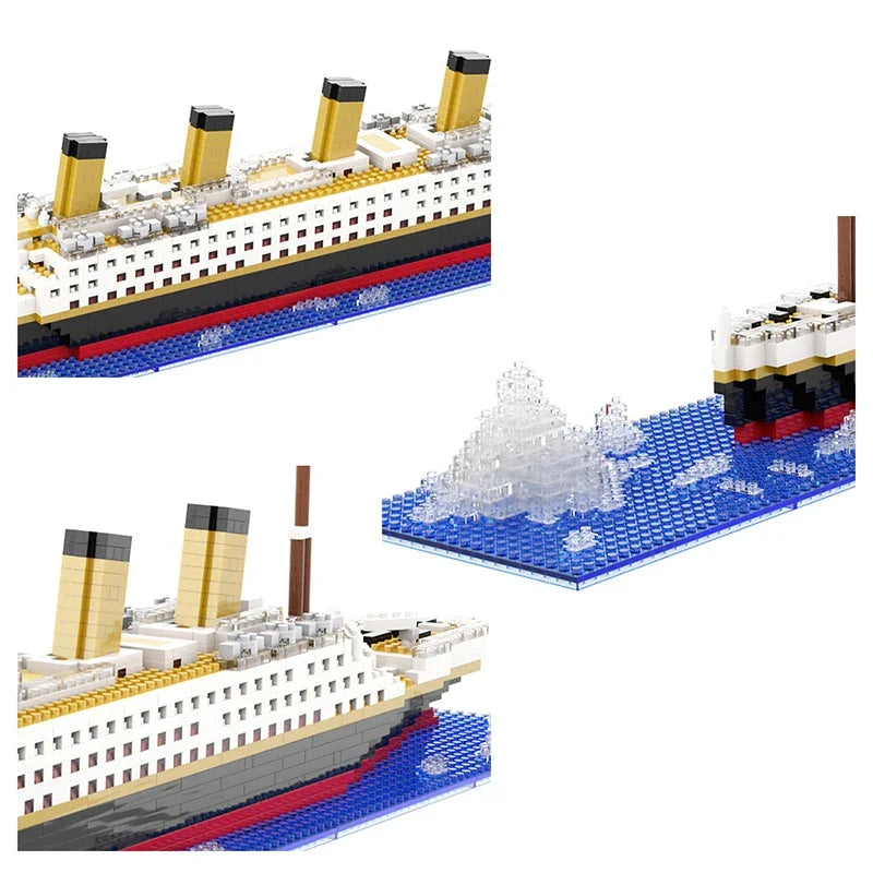 Navio de Cruzeiro Titanic - Contrução por blocos.