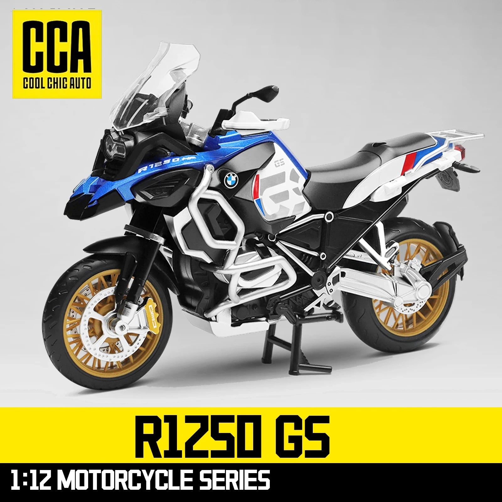 Moto BMW - CCA R1250 gs. Escala 1:12.