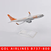 GOL Airlines Boeing 737-800 - Diecast Metal - Escala: 1/400
