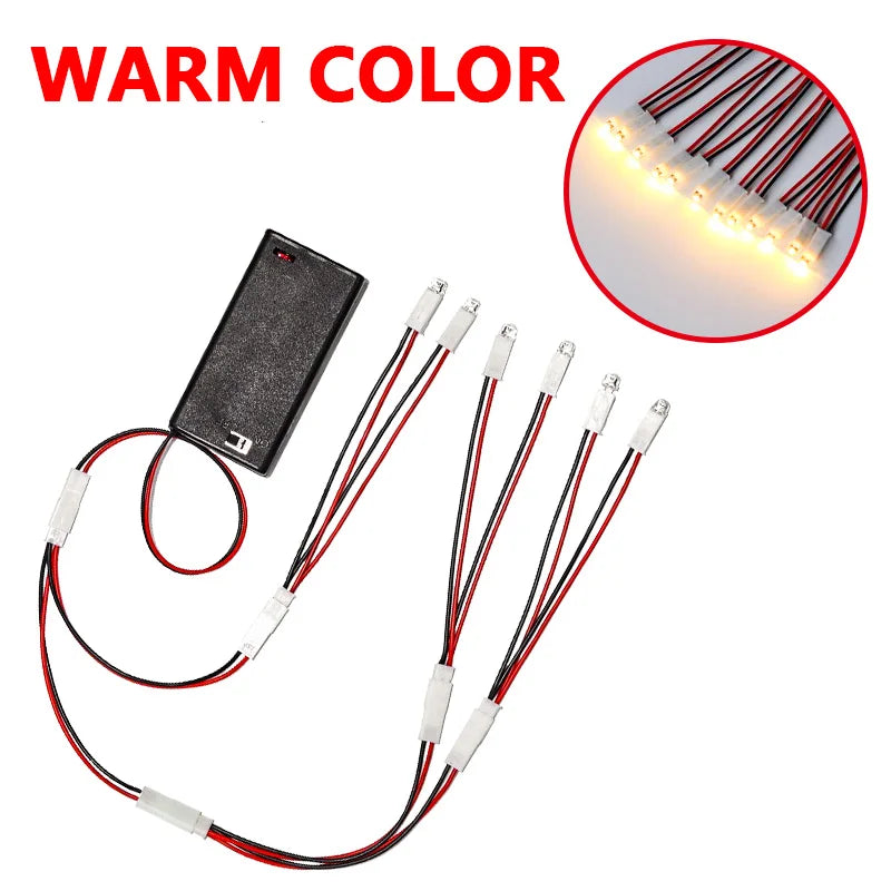 Led Beads 3V - Pequena Luz Noturna/Lâmpada - DIY Modelagem - Diorama 1 SET