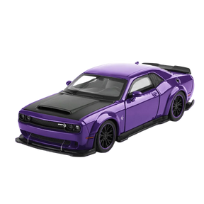 Dodge Challenger SRT Hellcat Redeye V8 - Modelo Diecast em Metal Fundido - Escala: 1:32.