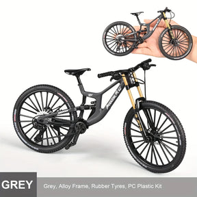 Mountain Bike Alloy Escala: 1:6 Com amortecedores dianteiros e traseiros.