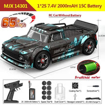 Hyper Go MJX - Polo / Hyper Go / Lancia / Citroën – Escala: 1/14 4WD • 65 km/h • Motor Brushless • Controle Remoto 2.4G.