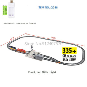 Trem Elétrico Alta Velocidade - Trilhos Harmony Rail para Montar DIY.