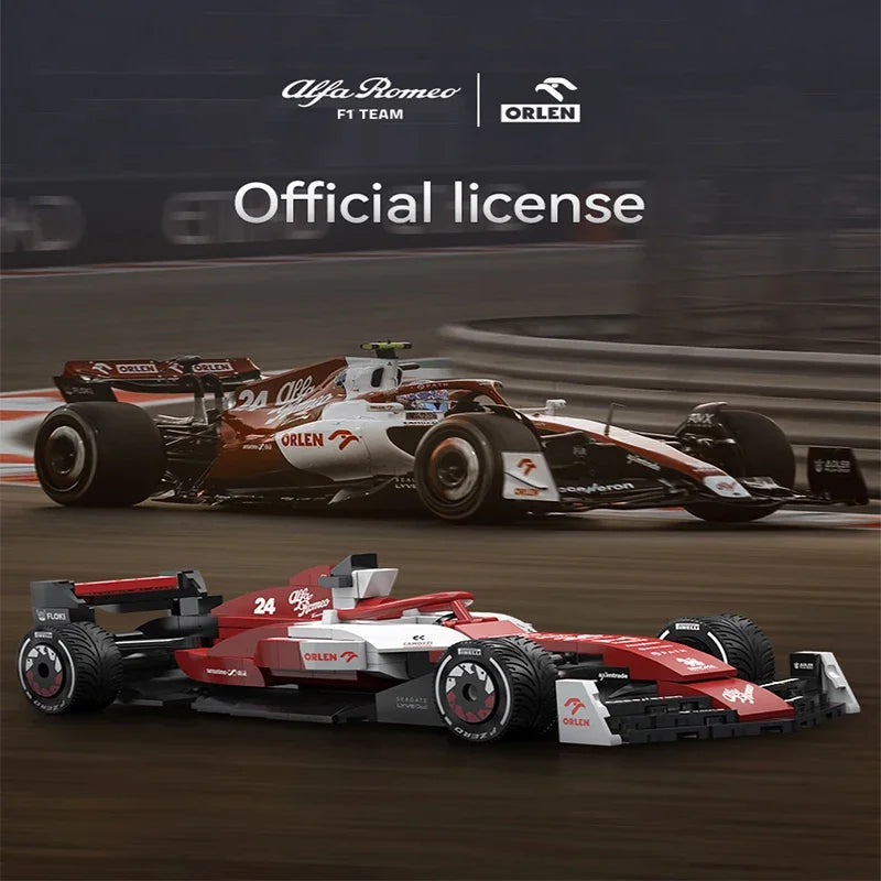 Fórmula 1 - Alfa Romeo C42 (340 peças) Escala: 1:24