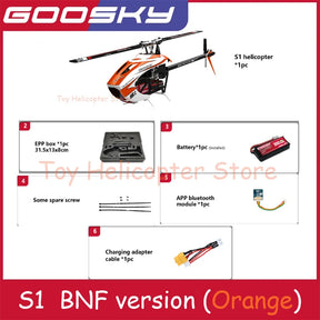 Goosky S1 – Helicóptero RC 3D de Alta Performance