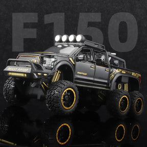Caminhonetes F150 Raptor em Metal Fundido com Som e Luz - Die Cast - Escala: 1:24