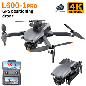 Drone PRO L600-1 - 4K com GPS HD Camera 5G WIFI 360 ° Prevenção de obstáculos 4.5 Polegadas