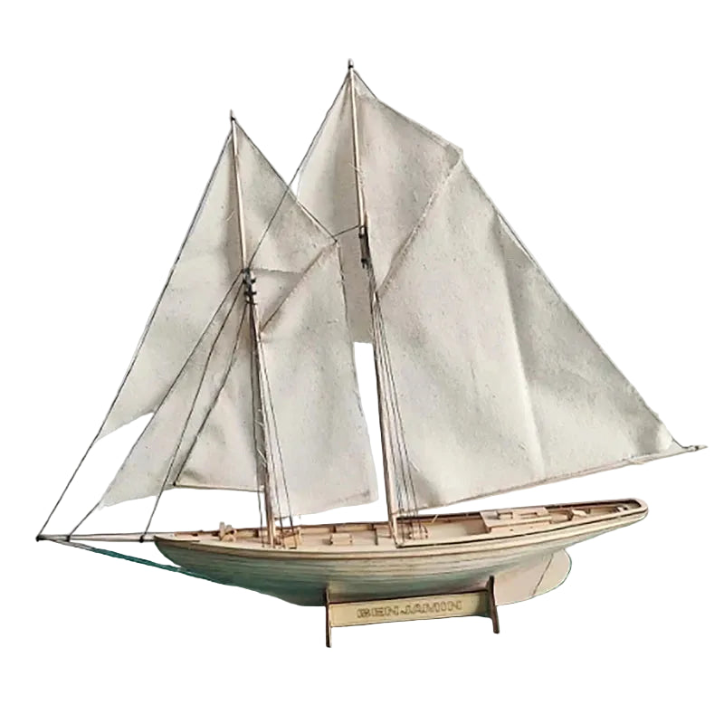 Navio à Vela Clássico BENJAMIN W. LATHAM – KIT DIY em  Madeira - Escala: 1/87