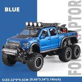 Caminhonetes F150 Raptor em Metal Fundido com Som e Luz - Die Cast - Escala: 1:24