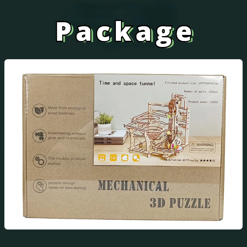 Puzzle 3D com 335 Peças - Madeira