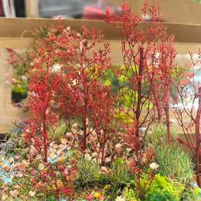 Simulação Árvore / Vegetação / Arbustos - 12-20 cm - Miniatura Tribulus - Diorama.