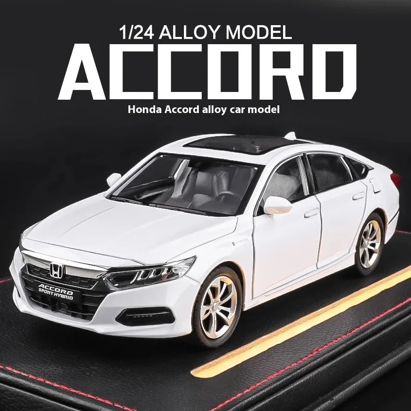 Accord Limousine Som e Luz - Modelo de Carro em Metal Fundido - Escala: 1:24.