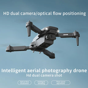 Drone Profissional 4K HD Câmera Dupla 3000 Metros - KBDFA E88Pro - Dobrável WIFI FPV Quadricóptero