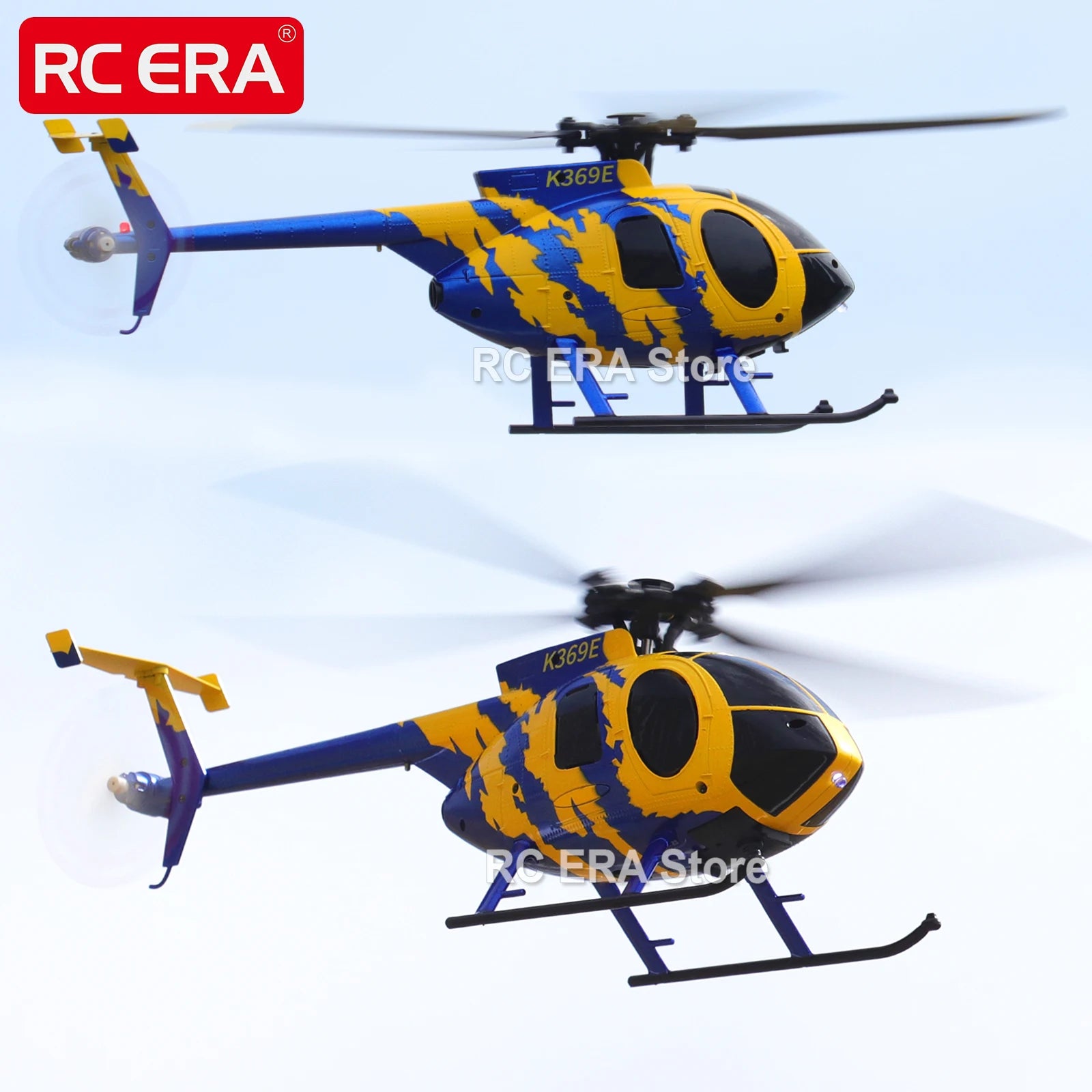 Helicóptero RC ERA C184 Mini MD500 com Sensor de Fluxo Óptico.