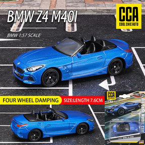BMW M4 - Z4 - M850I - M4 - GT3 - Modelo de Carro fundido em liga metálica - Escala: 1:64