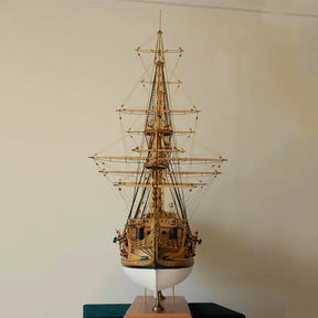 Veleiro de Guerra de Madeira Classe St. Philip - Escala:1/50 DIY - Para montar.