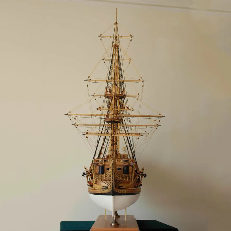 Veleiro de Guerra de Madeira Classe St. Philip - Escala:1/50 DIY - Para montar.