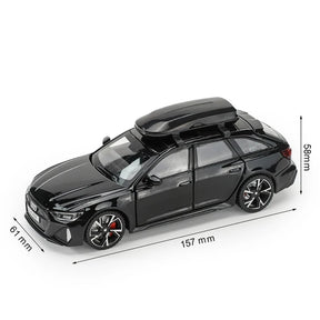 Audi RS6 com Som e Luzes - Escala: 1:32 Die Cast