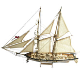 Veleiro Luxuoso Halcon 1840 - Escala: 1/100 - Canhões de latão - Kits de construção