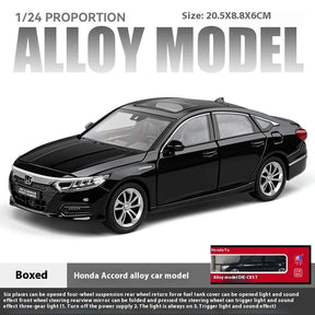 Accord Limousine Som e Luz - Modelo de Carro em Metal Fundido - Escala: 1:24.