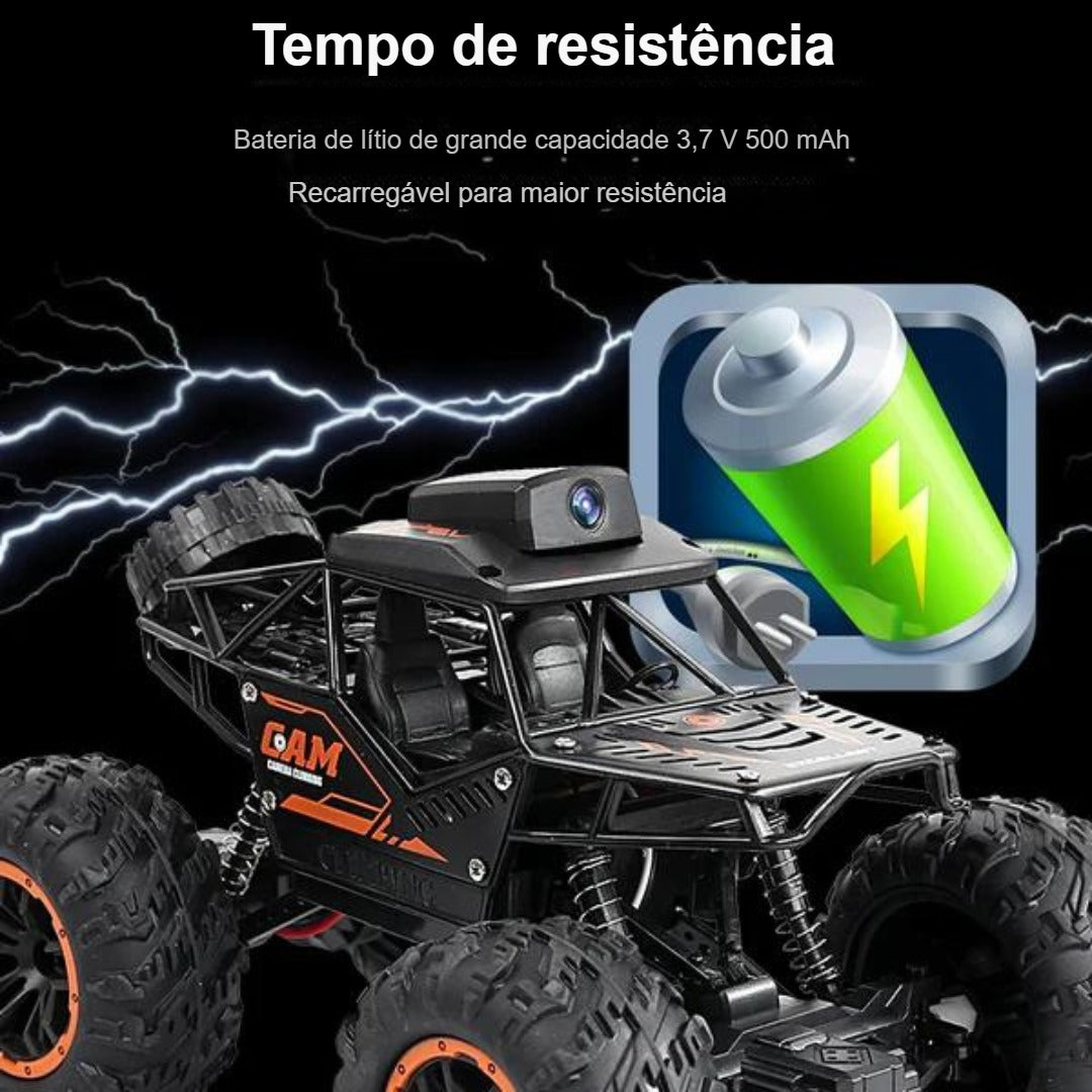 Carro de Controle Remoto com Câmera 720P